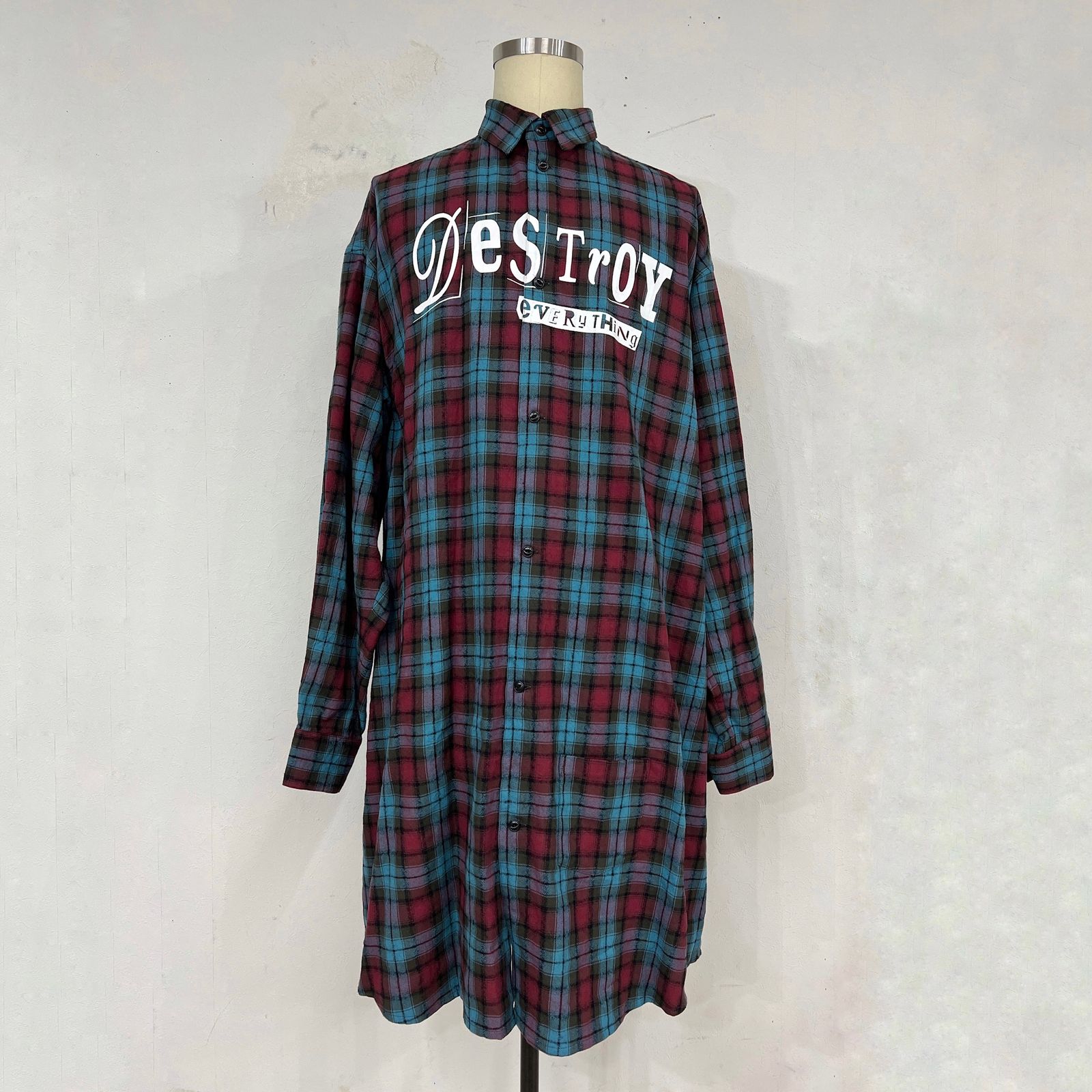 KIDILL - 【残り一点】Destroy Check Shirt | ACRMTSM ONLINE STORE