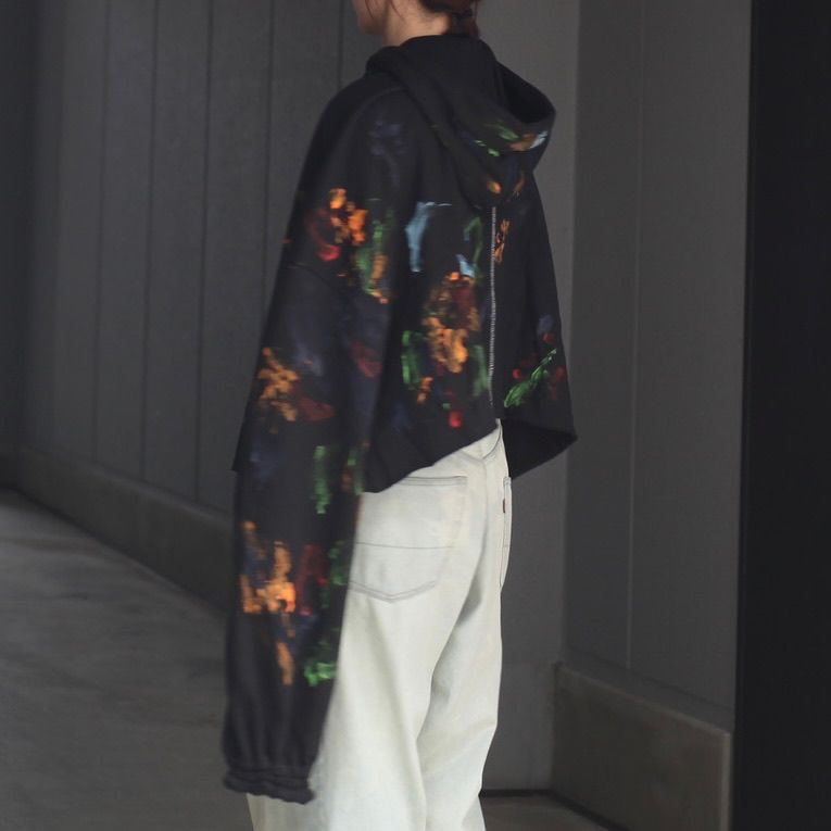 【残り一点】Ordinary Short Giant Hoodie With Hand Painting