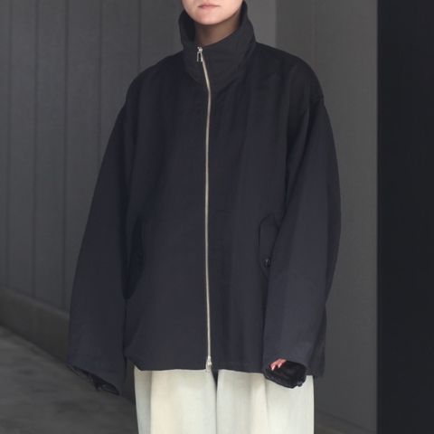 【残り一点】リサイクルナイロンジップアップブルゾン