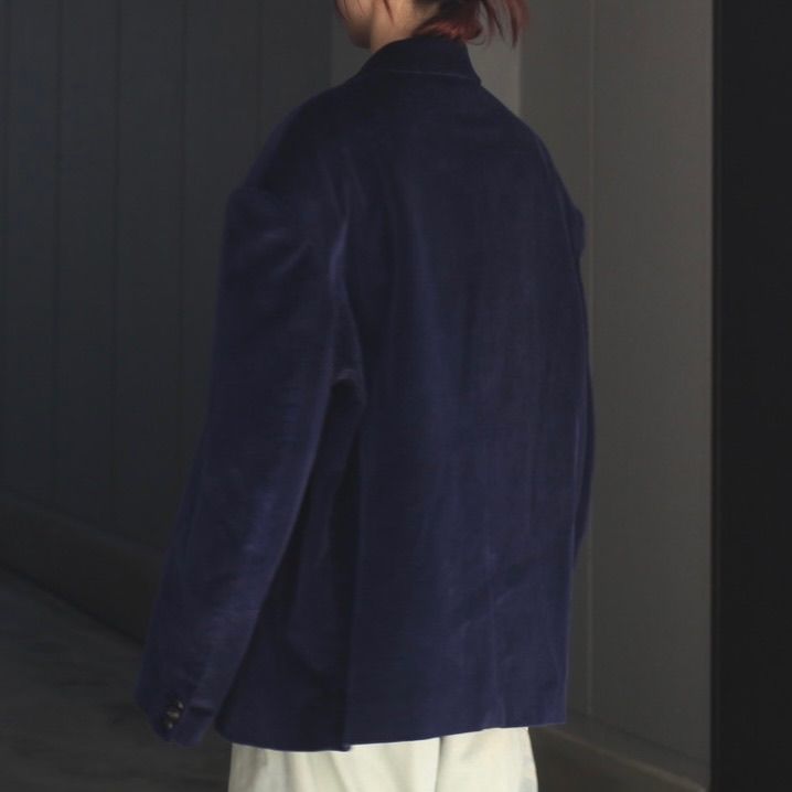 【残り一点】Round Big Shoulder Corduroy Jacket