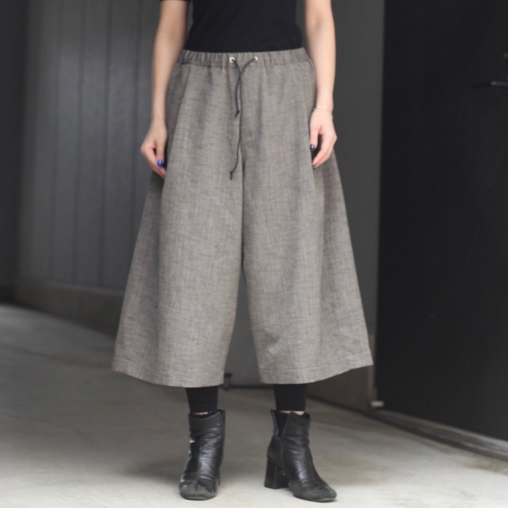 【残り一点】ワイドイージーショーツ(POLYESTER/RAYON)