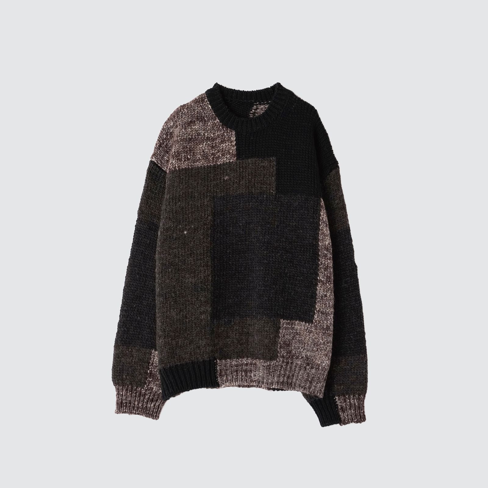 YOKE - 【残りわずか】Intarsia Blocking Crewneck Sweater | ACRMTSM