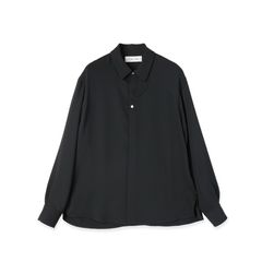 【残り一点】Double Cloth Chin Tab Long Sleeve Shirt