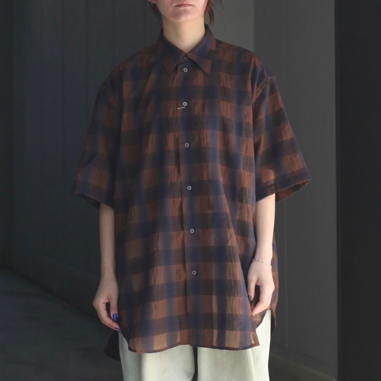 【残り一点】シズルチェックS/Sシャツ