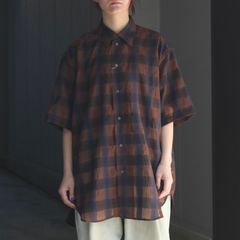 【残り一点】シズルチェックS/Sシャツ