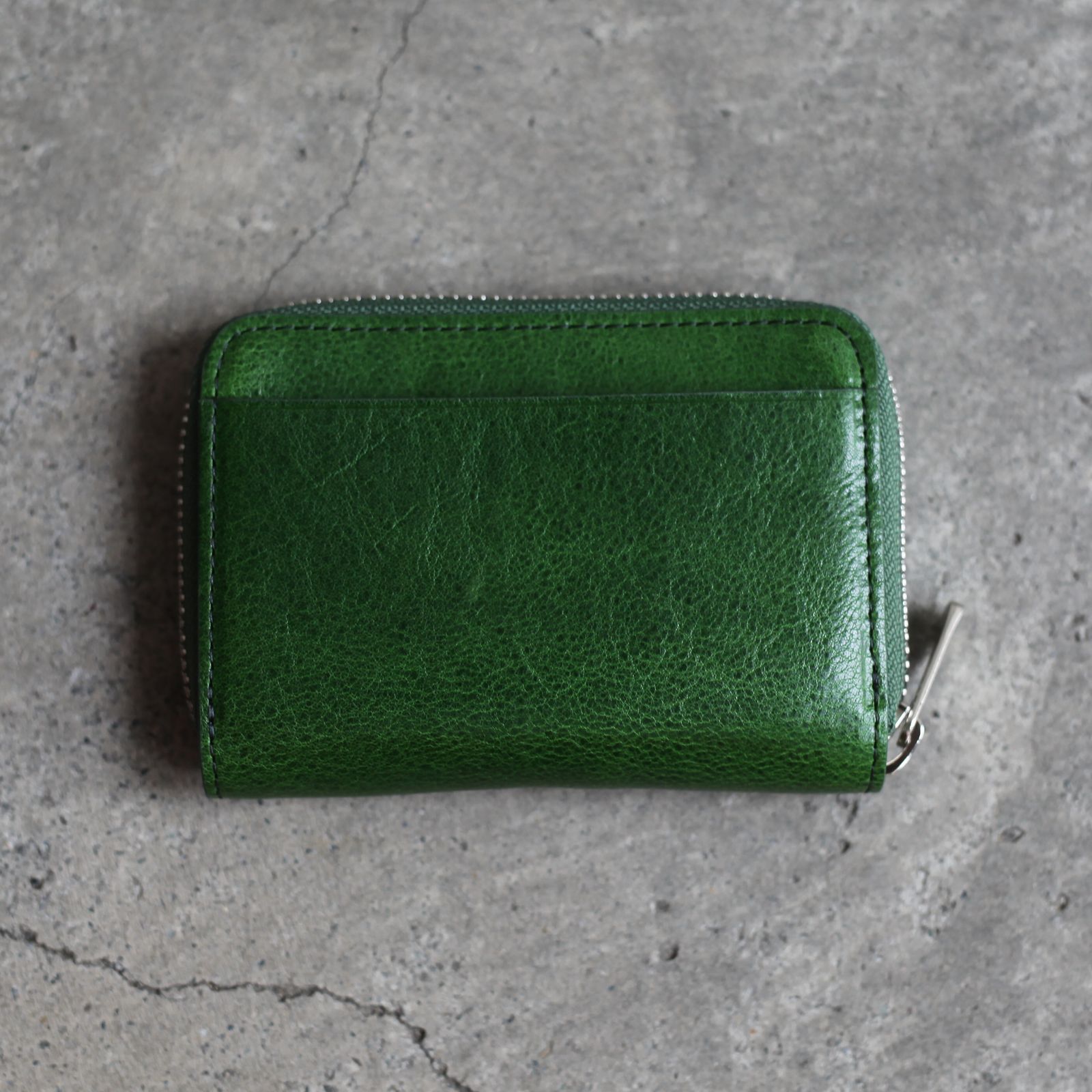 【次回入荷8月中旬予定】Zip Key Purse(LIME GREEN)