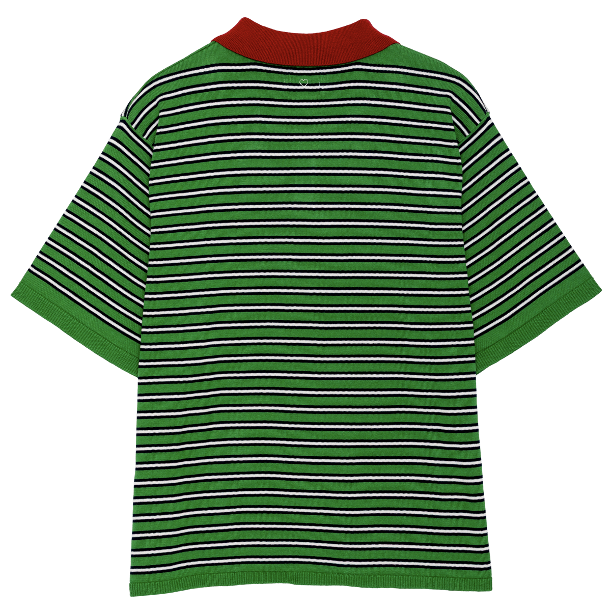 【残り一点】2Tone Stripe Polo Knit