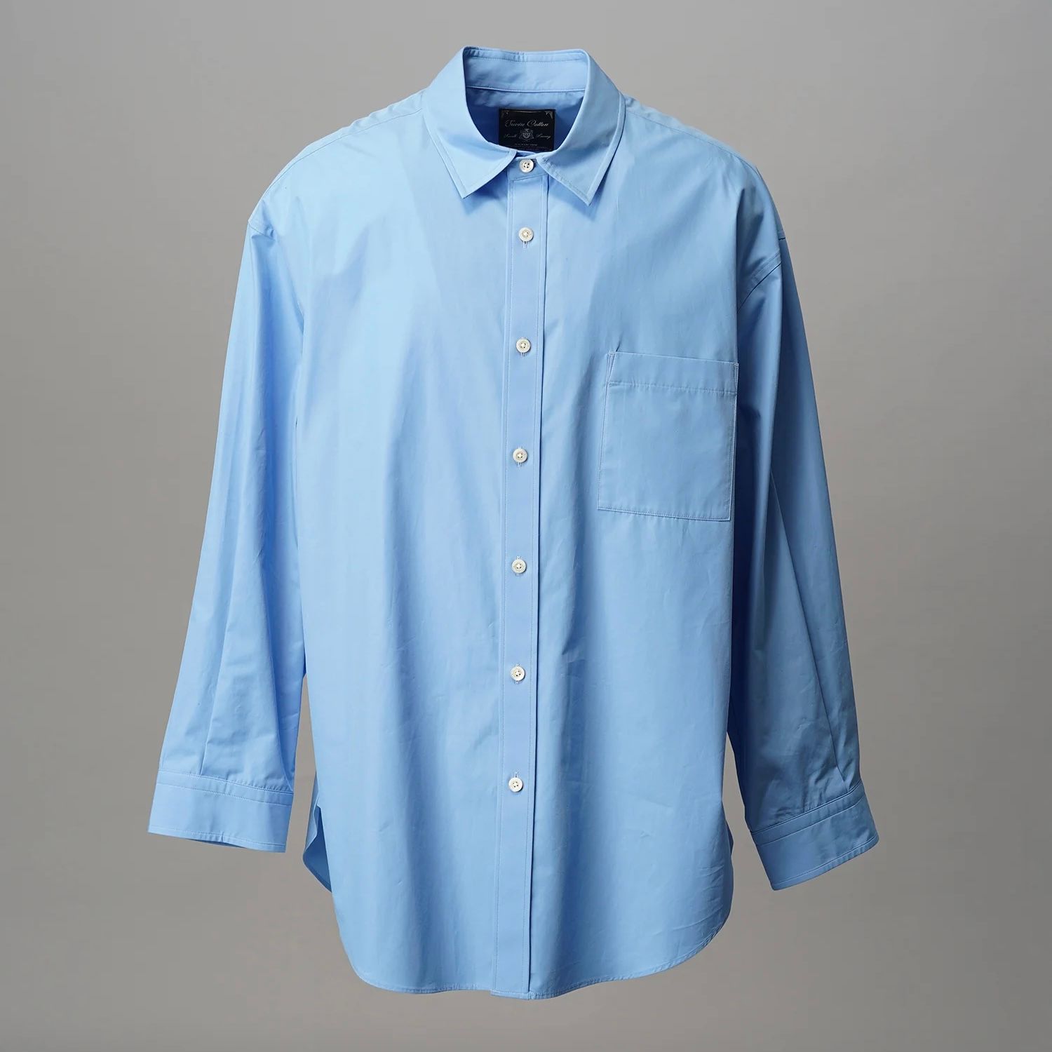 【残り一点】120 / 2 Suvin Cotton Typewriter Prime-Over Shirt Coat