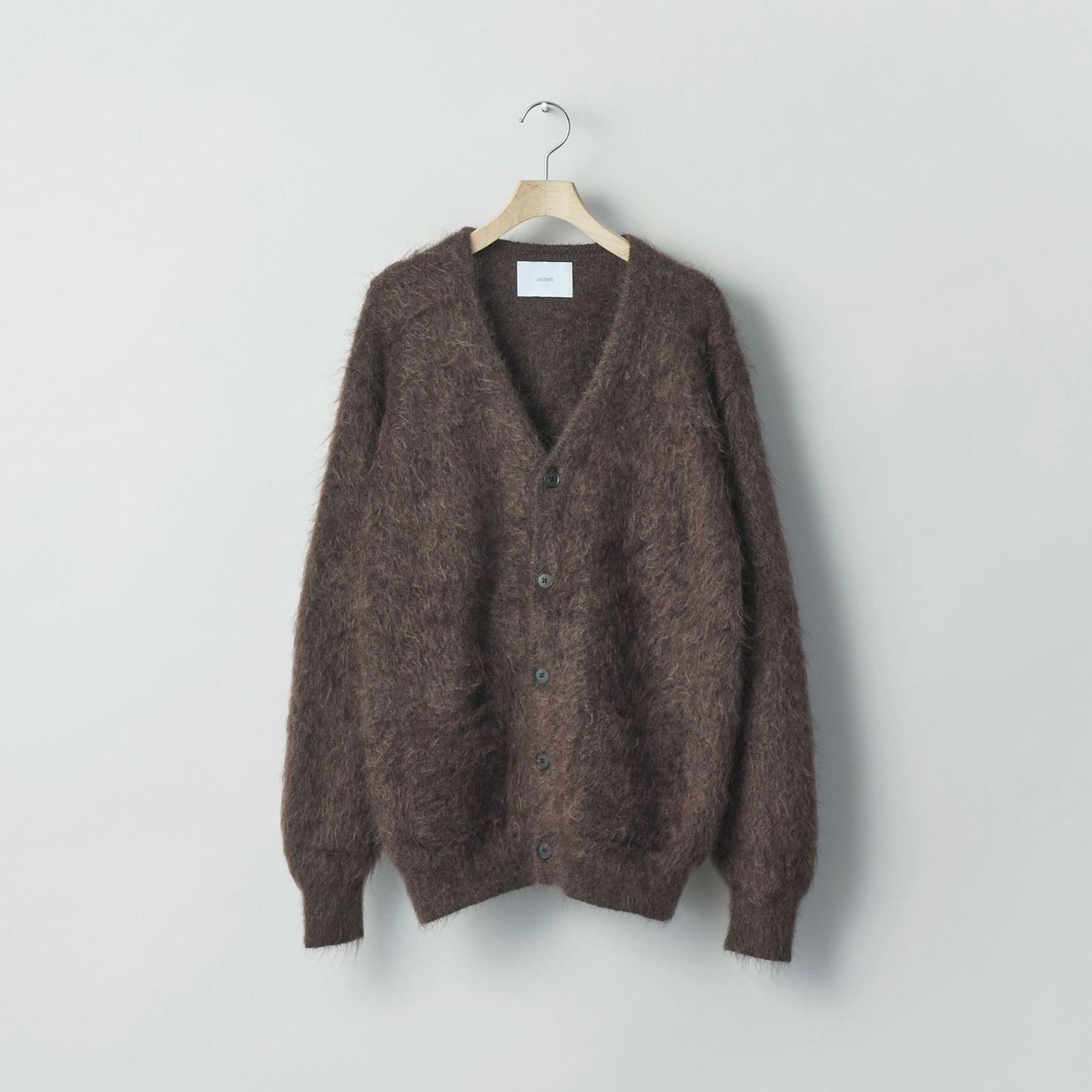 【残りわずか】Kid Mohair Knit V Neck Cardigan