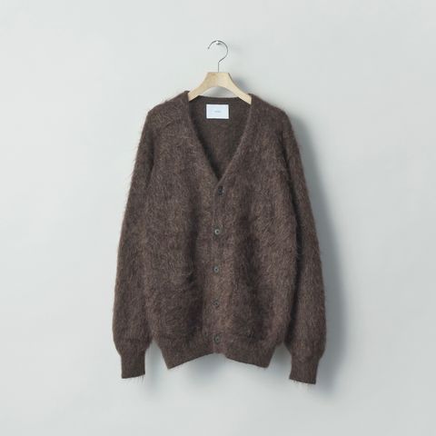 【残り一点】Kid Mohair Knit V Neck Cardigan