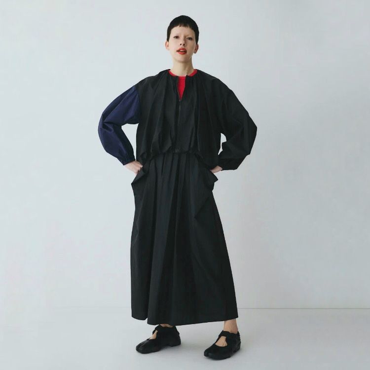 【残り一点】Balloon Hem Nylon Blouson