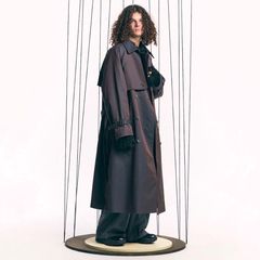 【残り一点】120/2/2 Suvin Cotton Gabardine Prime-Over Trench Coat
