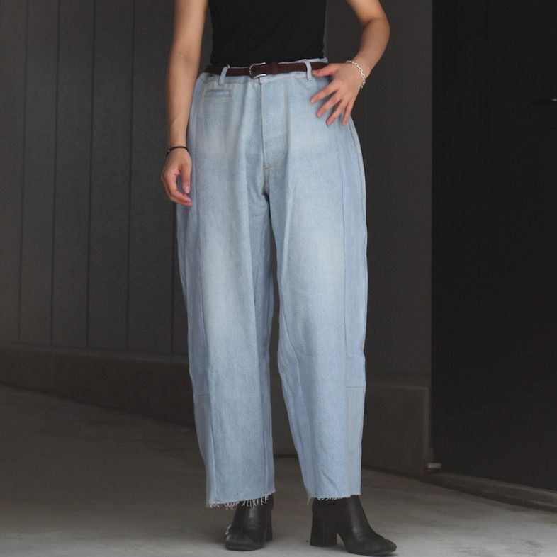 【残り一点】Reconstructed Super Baggy Slacks Denim_2(M)