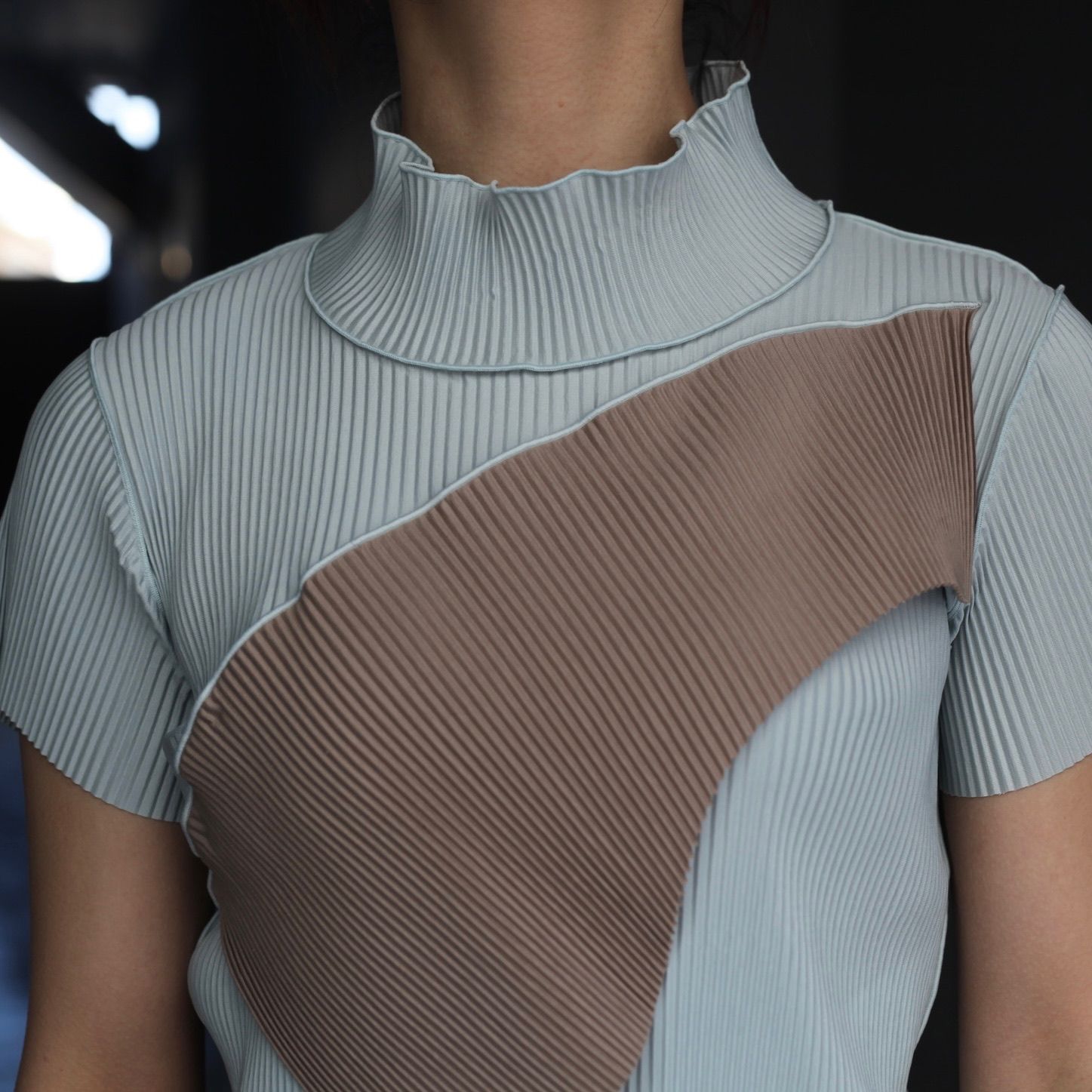 【残り一点】Todo Wave Tiny Top Short Sleeve Highneck