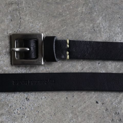【残りわずか】レザーロングベルト_S(SQUARE)