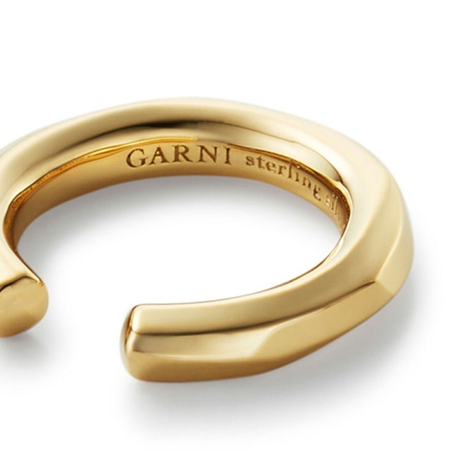 美品　ガルニイヤーカフL Crockery Ring Ear Cuff GOLD Crockery Ring Ear Cuff - L - GOLD | GARNI ONLINE STORE