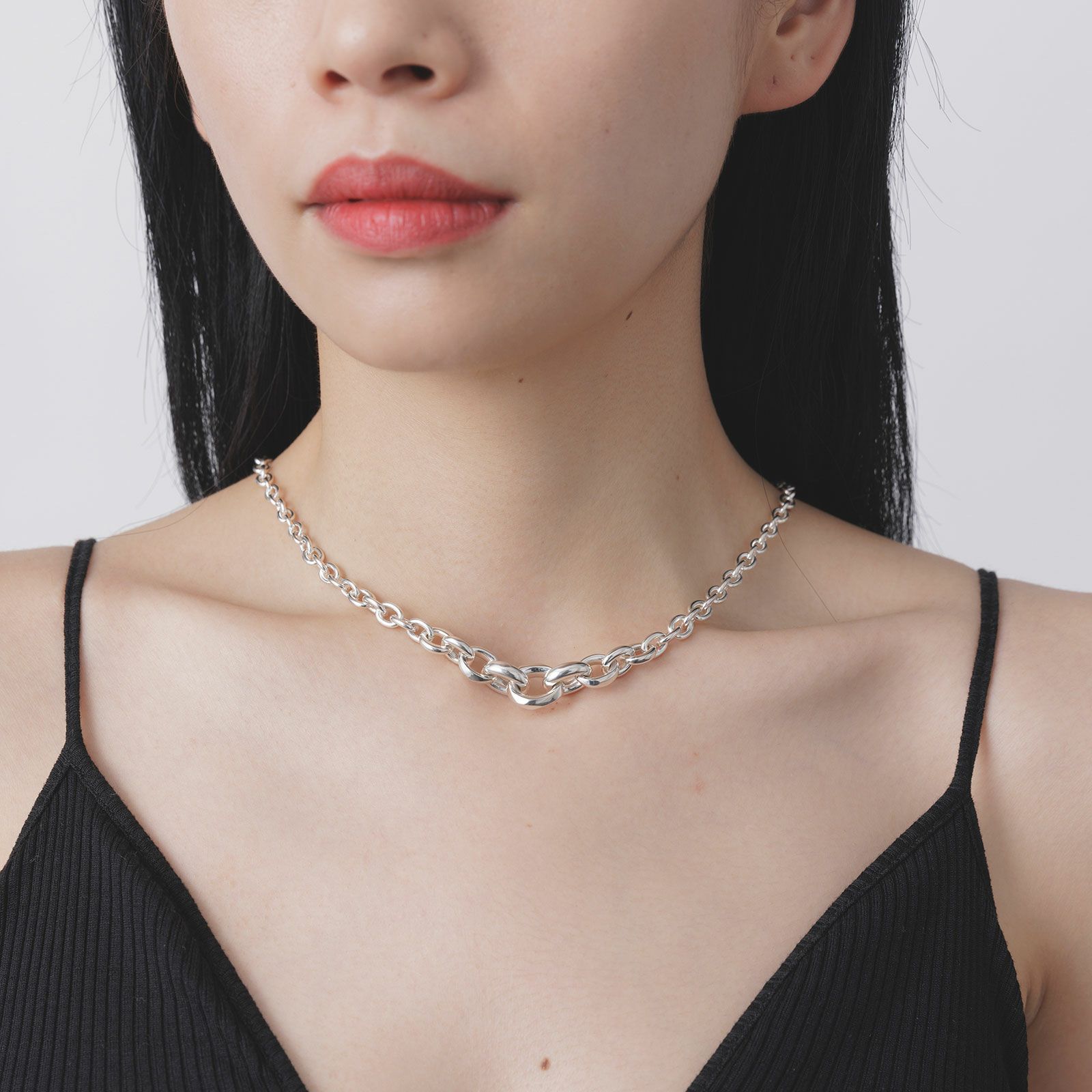 【お取り寄せ注文可能】Rhythm Chain Necklace_No.1(SILVER)