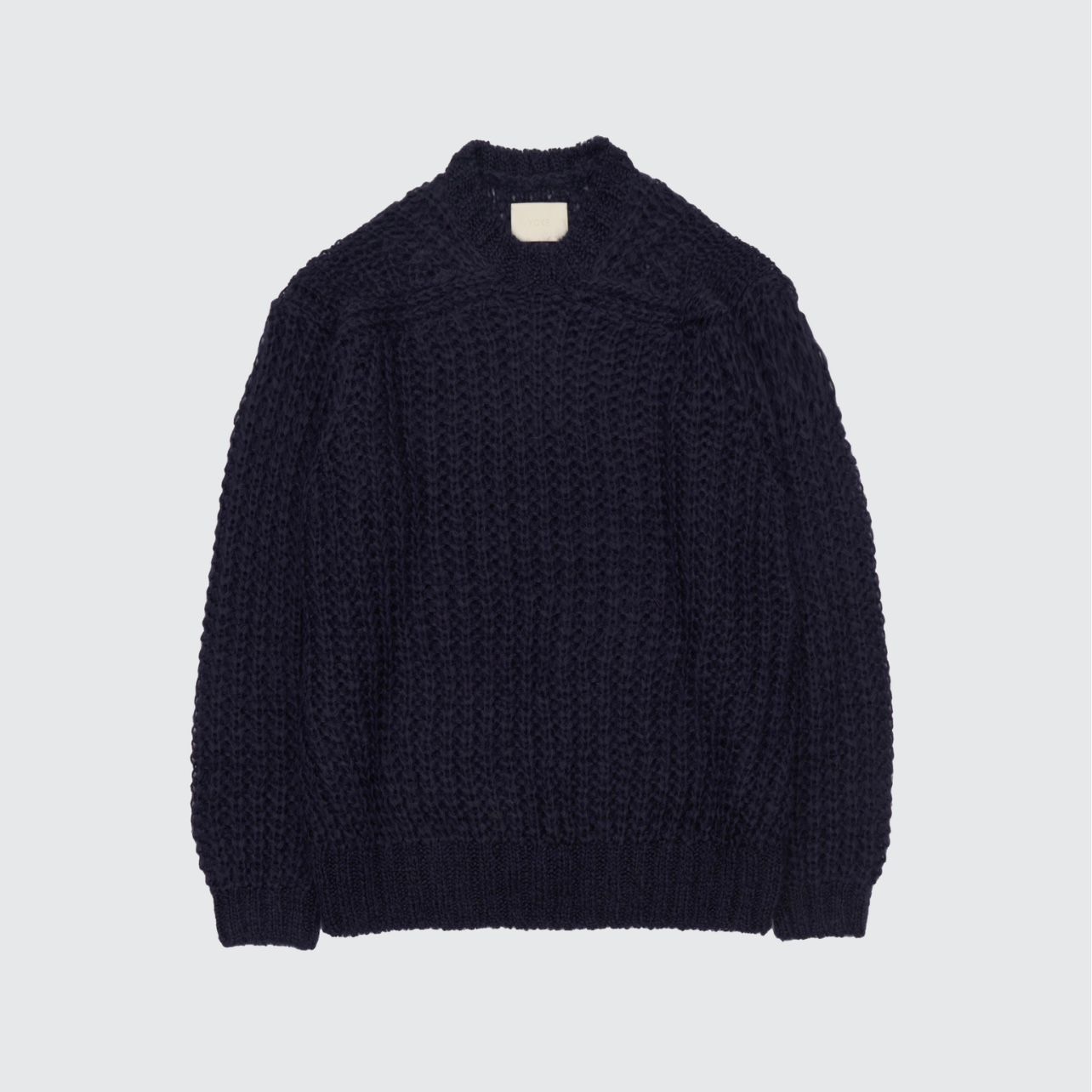 【残り一点】Mohair Silk Big Rib Crewneck