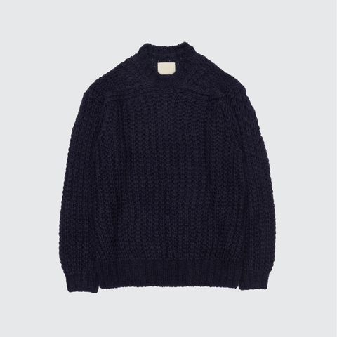 【残り一点】Mohair Silk Big Rib Crewneck