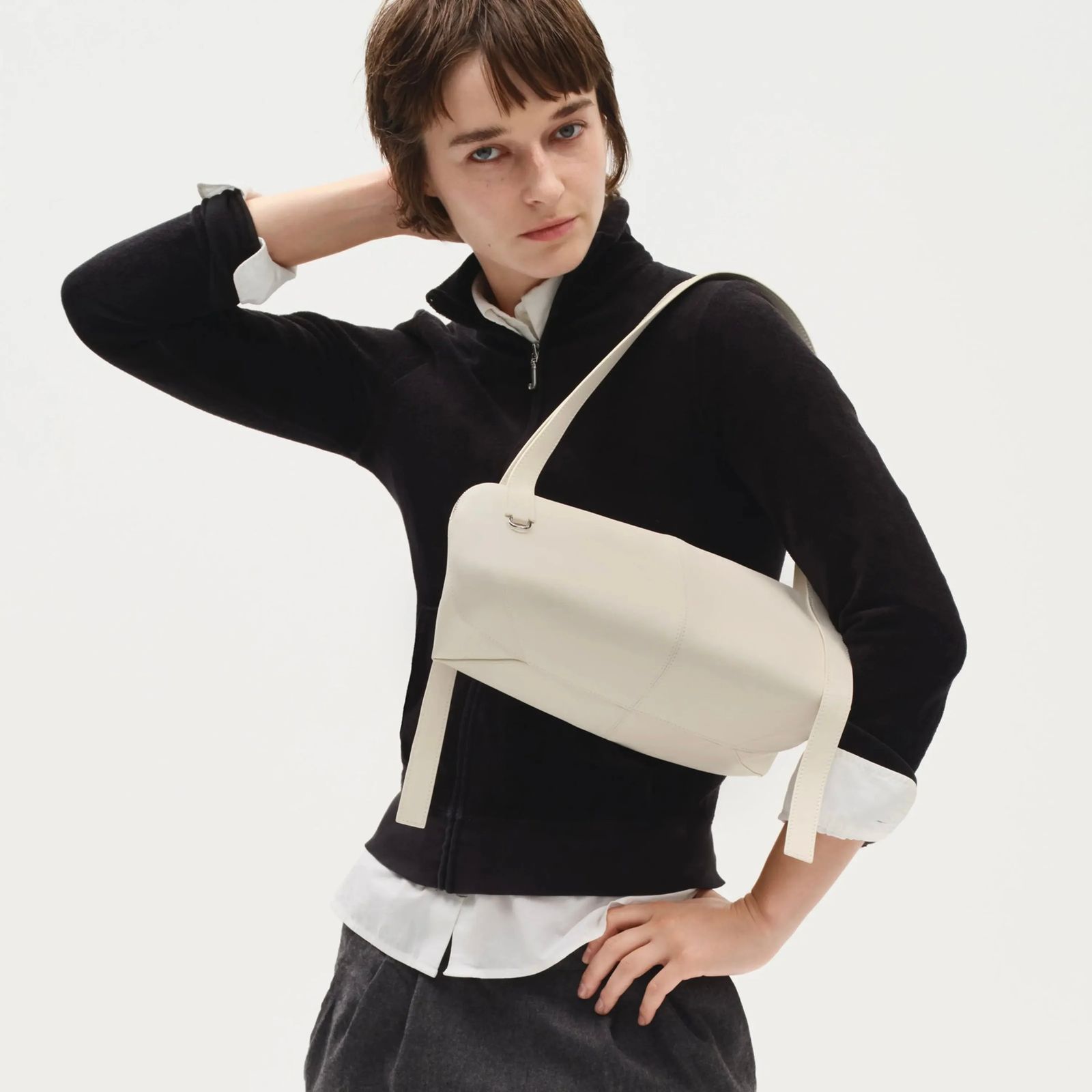 【残り一点】ZIP TOTE(CALFSKIN)
