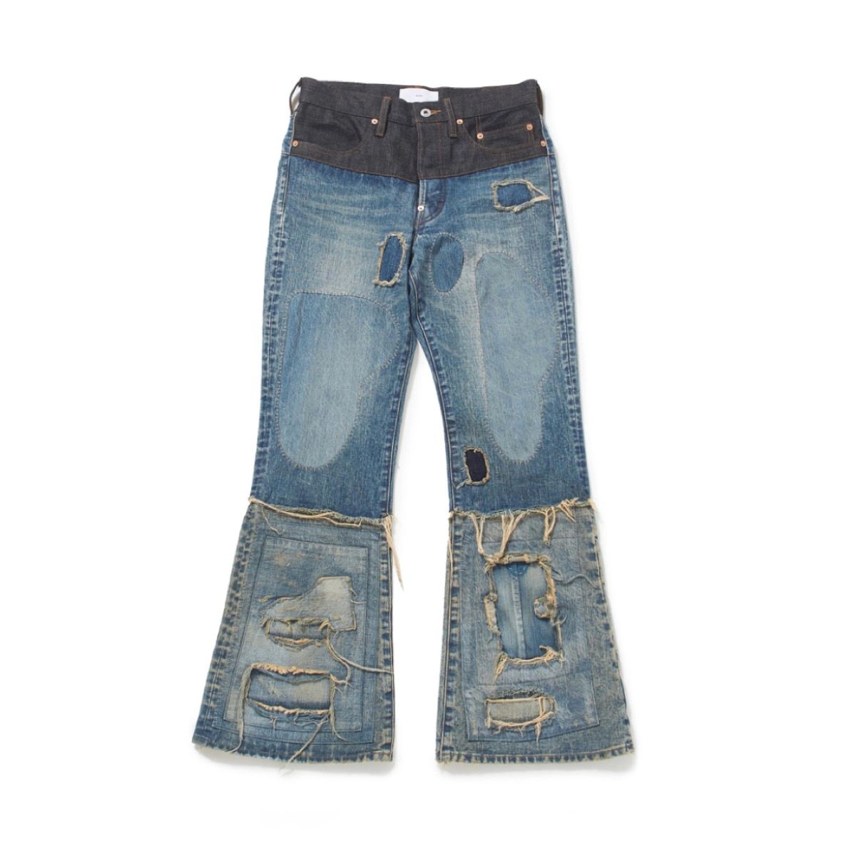 【残り一点】Stratum Denim Pants Flared Cut