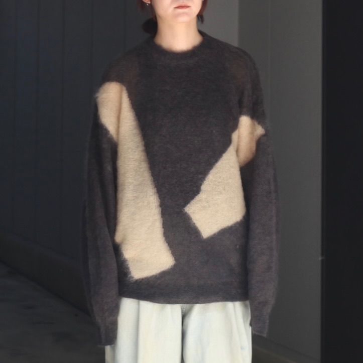 【残り一点】Photogram Intarsia Sweater