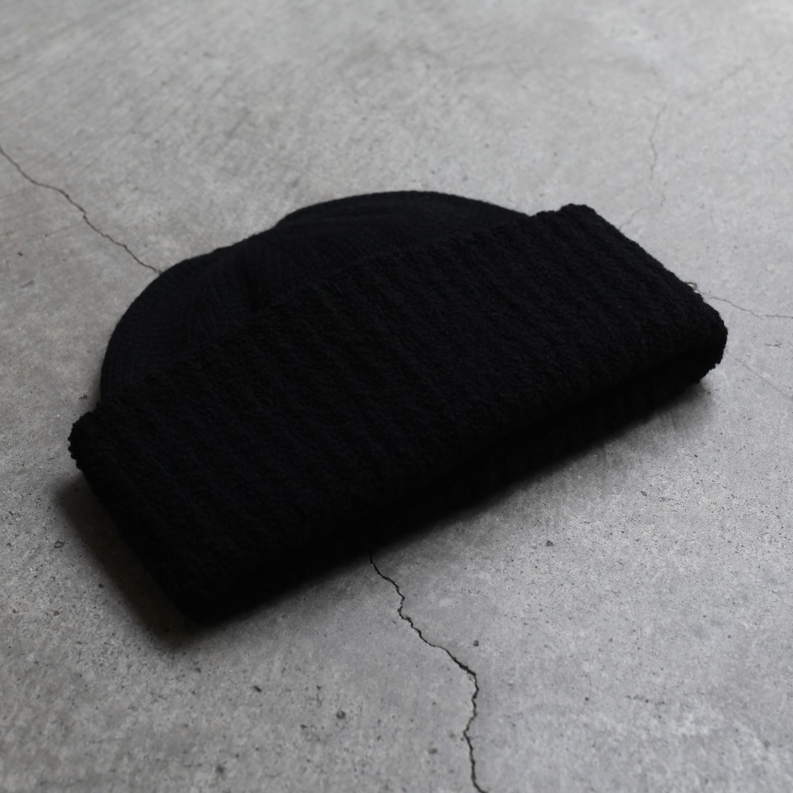 【残りわずか】Wool Knit Cap(BLACK)