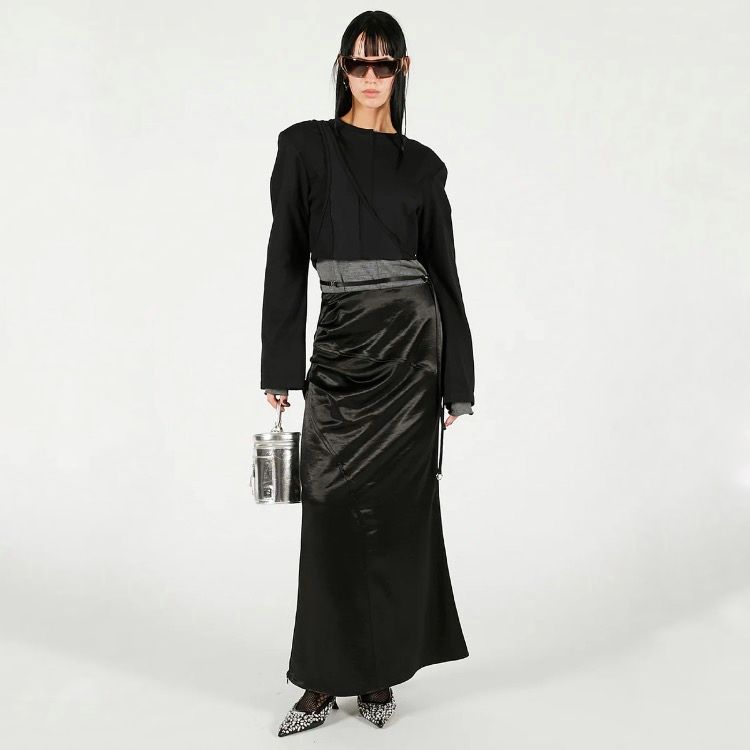 【残り一点】Satin Long Skirt