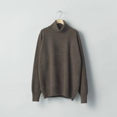 【残りわずか】Extra Fine Wool Knit Turtle Neck LS