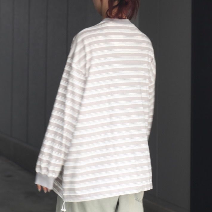 【残り一点】Balloon Stripes Long Sleeve T-shirt