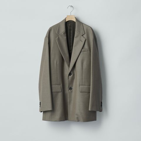 【残り一点】Extra Fine Wool Oversized Single Breast Long Jacket