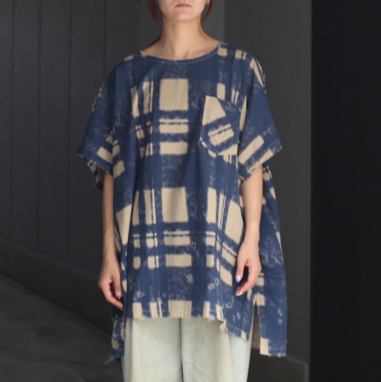 【残り一点】Pocket Nel Tunic With Damaged(SHADOW BUFFALO)