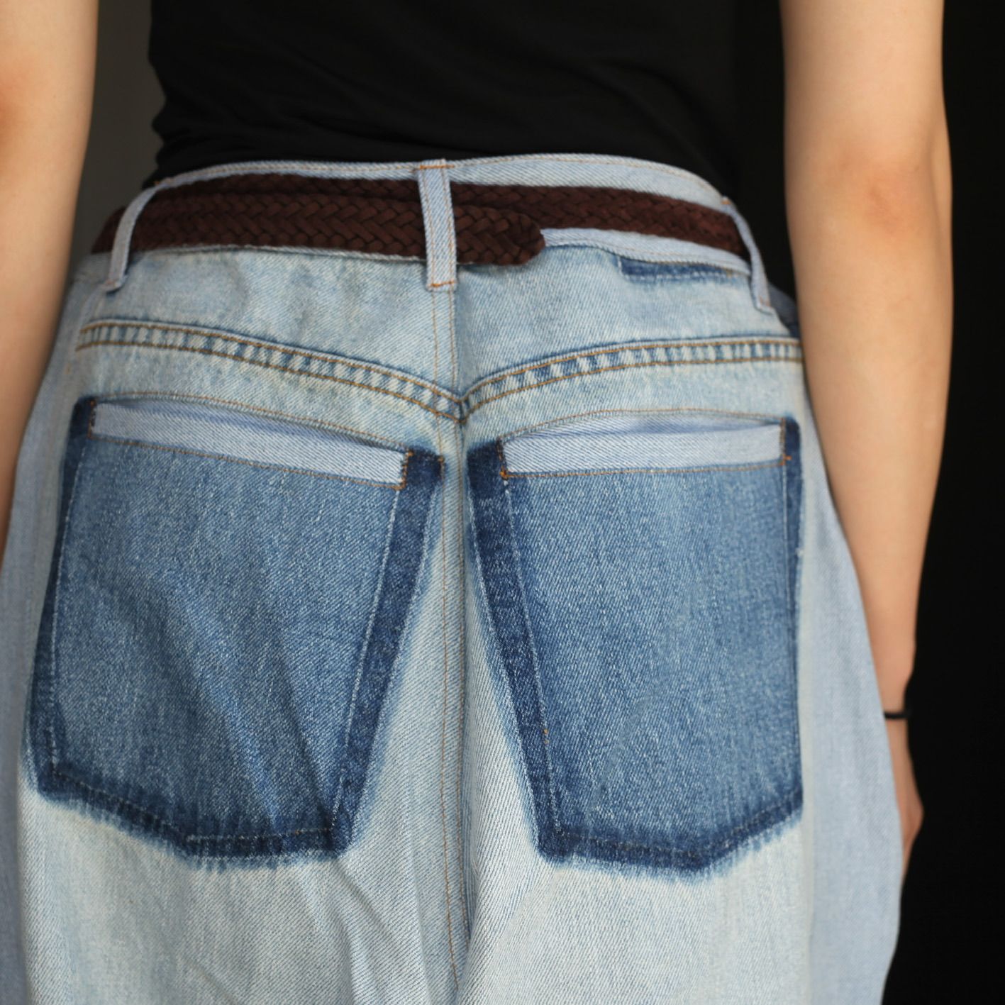 【残り一点】Reconstructed Super Baggy Slacks Denim_2(M)