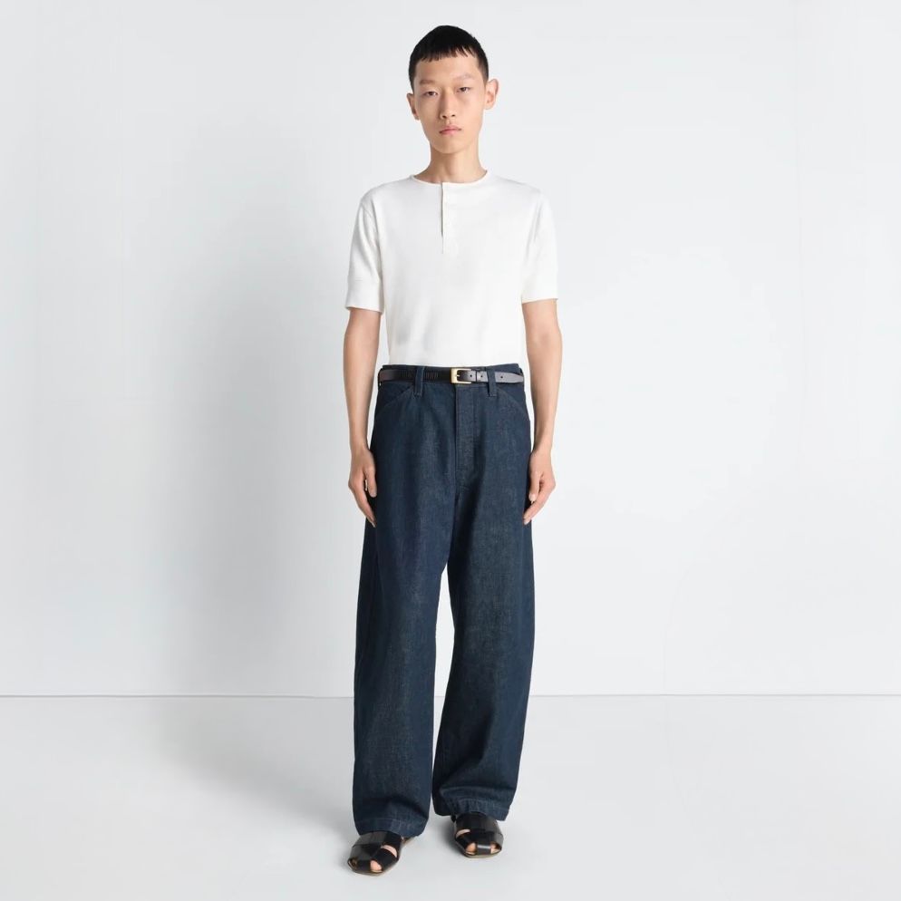 【残りわずか】Rib Henley Top