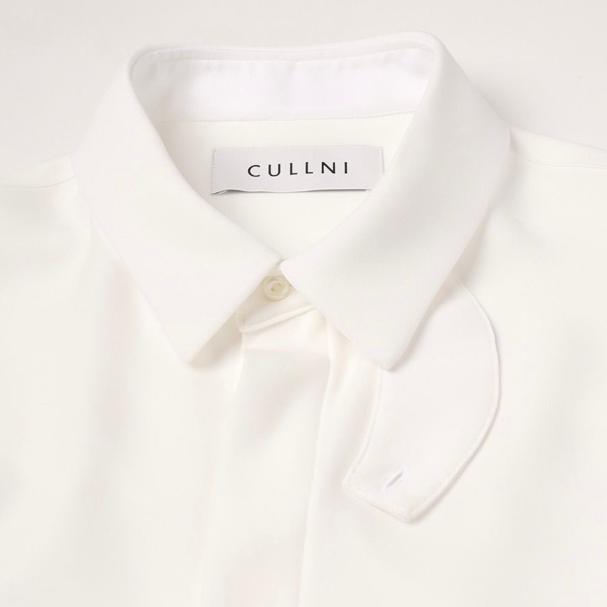 CULLNI - 【残り一点】Double Satin Chin Tab Shirt | ACRMTSM ONLINE ...