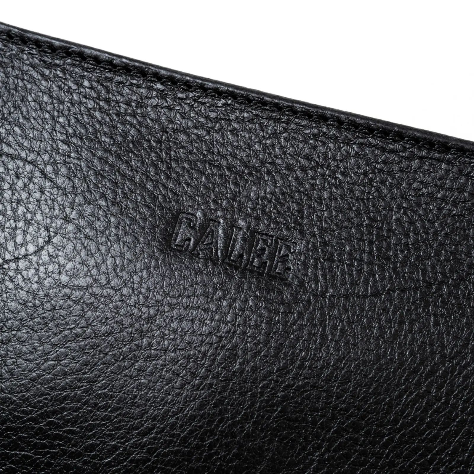 【再販売通知受付可能】Studs Leather Zip Pouch