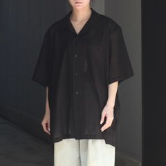 【残り一点】シアーコットンオープンカラーS/Sシャツ