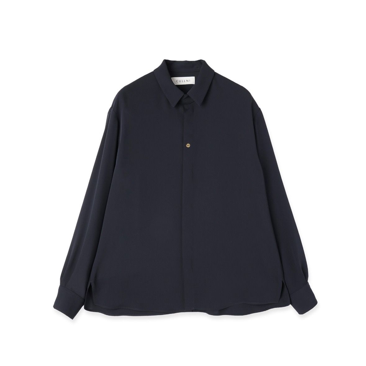 【残り一点】Double Cloth Chin Tab Long Sleeve Shirt