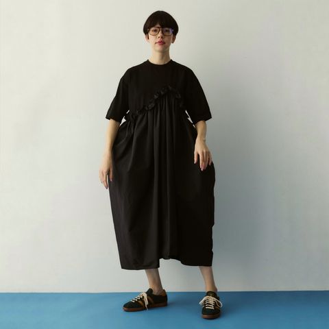 【残り一点】Wave Frill Cut Dress