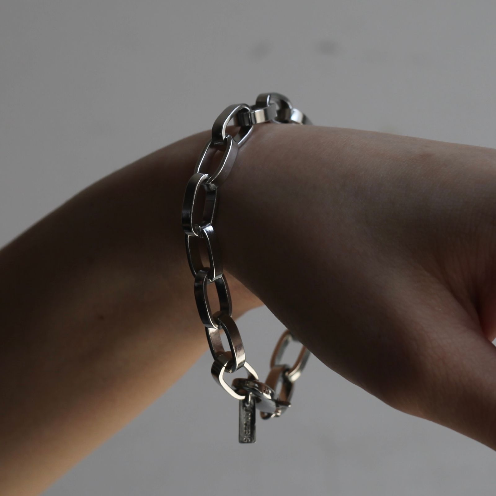 【残り一点】Flat Chain Bracelet(SILVER)