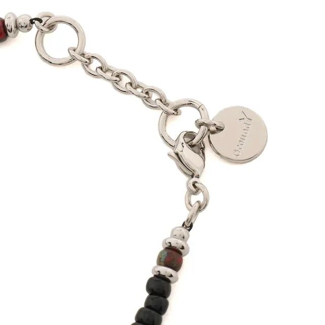 【残り一点】ビーズブレスレット_C(RED)