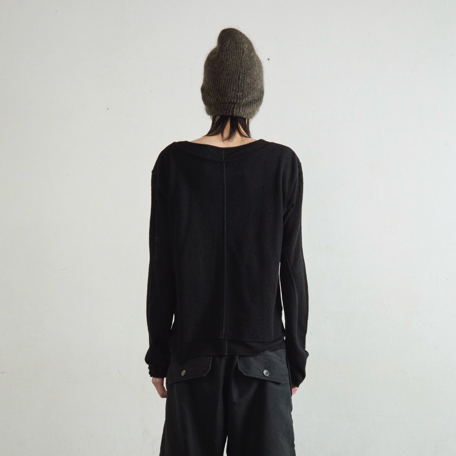 トップス nvrfrgt Double Layer Long Sleeve T-shirt NVRFRGT - 【残りわずか】Velour Double Layer Long Sleeve T
