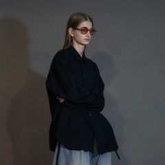 【残り一点】コットンカシミヤオーバーサイズシャツ