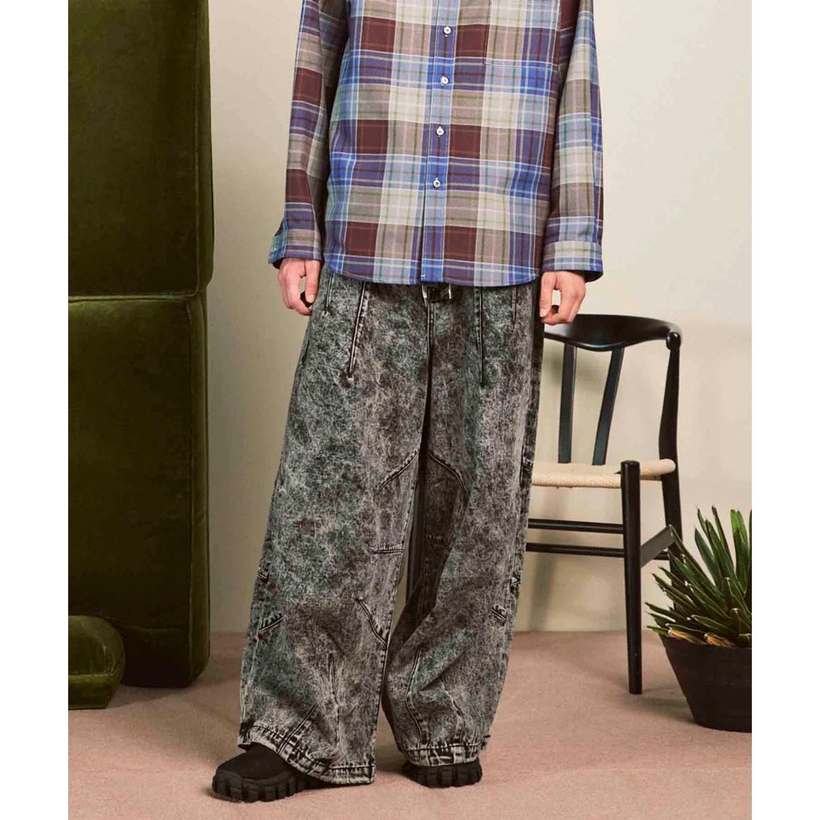 【残り一点】Prime-Wide Denim Balloon Pants