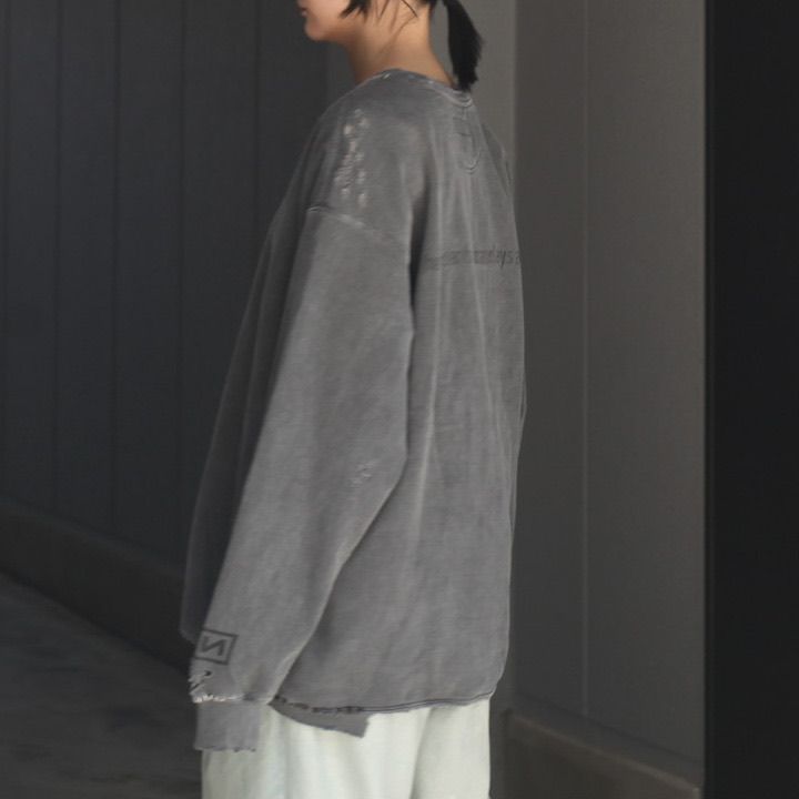 【残りわずか】Bootleg Crew Sweat With Repaired(A MAN'S SHADOW)