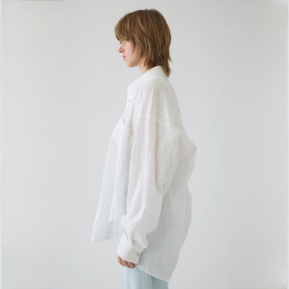 【残り一点】Tuck Pleats Back Volume SH