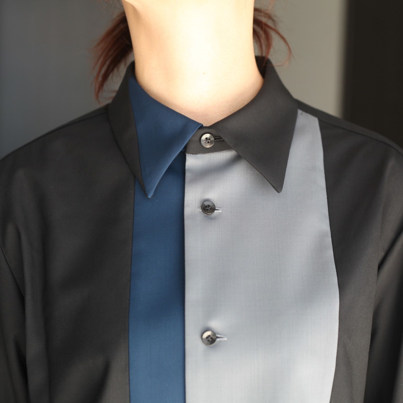 【極美品】ETHOSENS エトセンス ドルマンシャツ ブラック ETHOSENS/エトセンス】〈別注〉 Shirts（シャツ/ブラウス