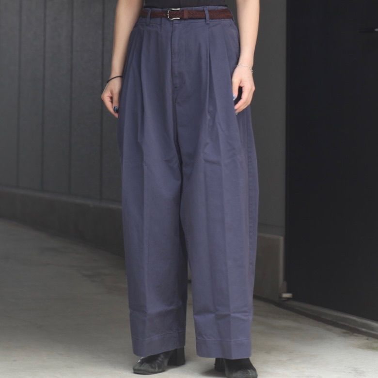 【残り一点】ハイデンシティツイルタックパンツ