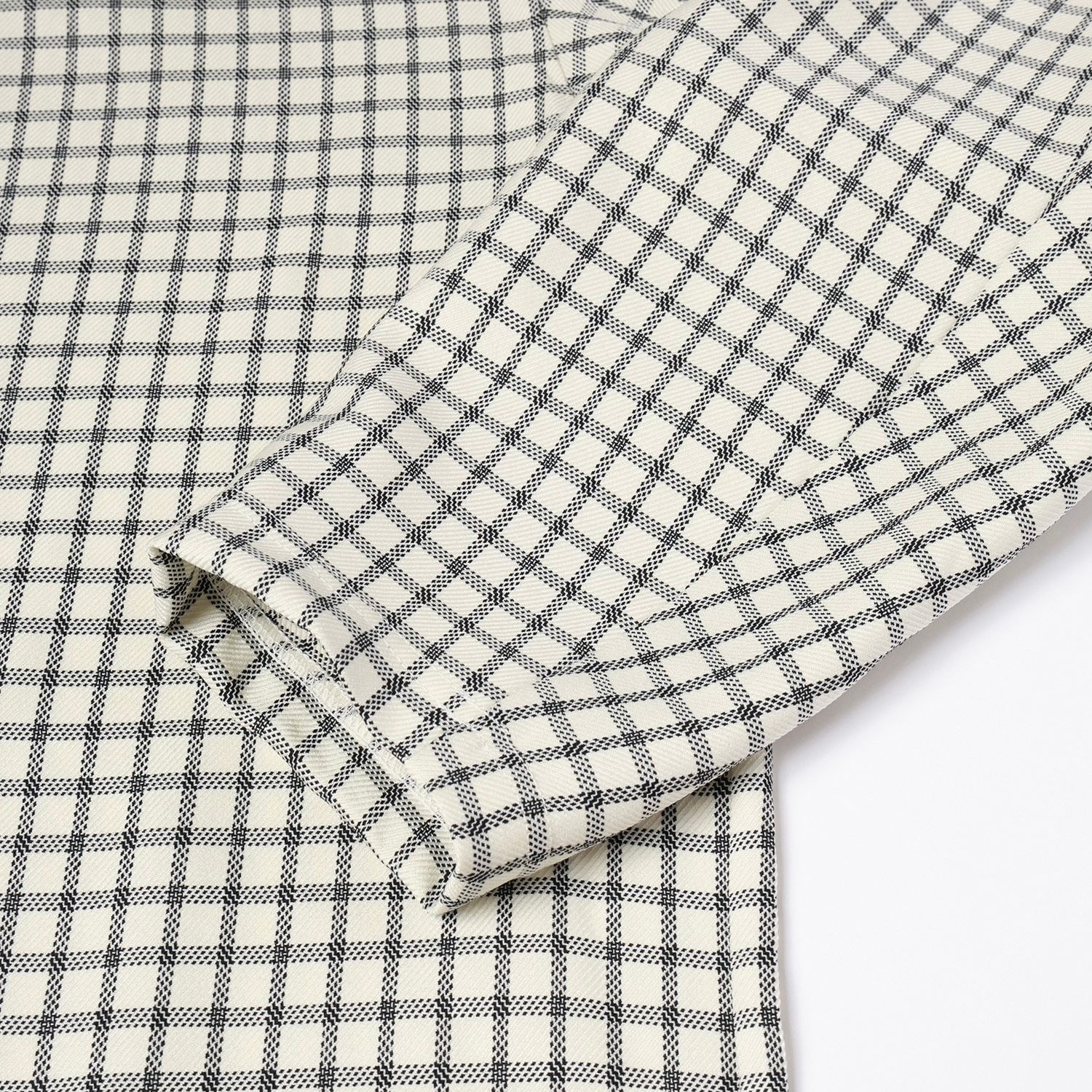 【残り一点】Check Drawstring Long Sleeve Pullover