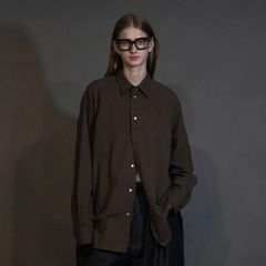 【残り一点】コットンカシミヤオーバーサイズシャツ